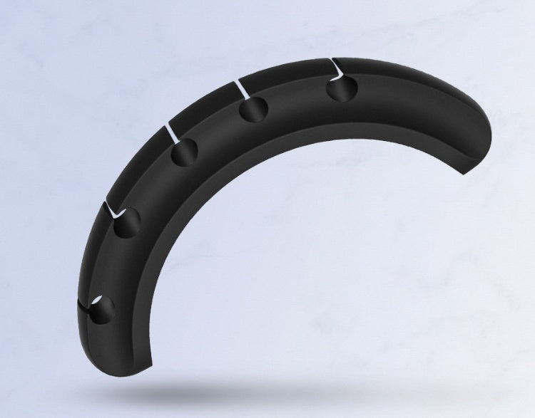 Silicone Cable Winder & Desktop Cable Organizer for USB Cables & Wired Headphones