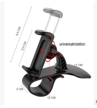 Universal Car Phone Holder – 360° Rotation